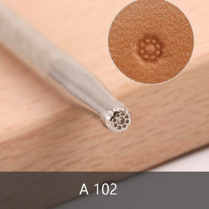 1 buc. Noul instrument pentru ștanțare din piele pentru artizanat din piele, set de ștanțare cu șa de lucru, modele de sculptură, instrumente din piele de vacă, realizate manual