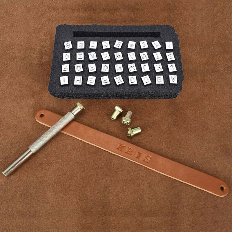 26 τεμ. Alphabet Leather Stamping Printing Punch Tools 26 Αγγλικά γράμματα Σετ μεταλλικών γραμματοσήμων Δερμάτινα εργαλεία Δερμάτινα χειροτεχνία