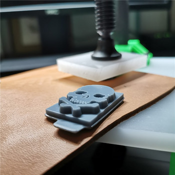 Χειροκίνητο σετ δερμάτινης σφράγισης Προσαρμοσμένη Προσωπική Σχεδίαση Λογότυπο Τύπου Καλούπι DIY LeatherCraft Ανάγλυφα Stamps Cold Stamping Branding