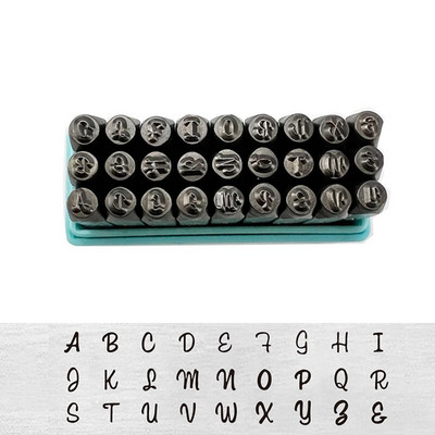 Ehted tempel Nahast tembeldamine terasest kullast hõbedast metallist templid DIY kohandatud LOGO Nimi Ehted Tööriistad Numbrite tähestiku komplekt Puncher