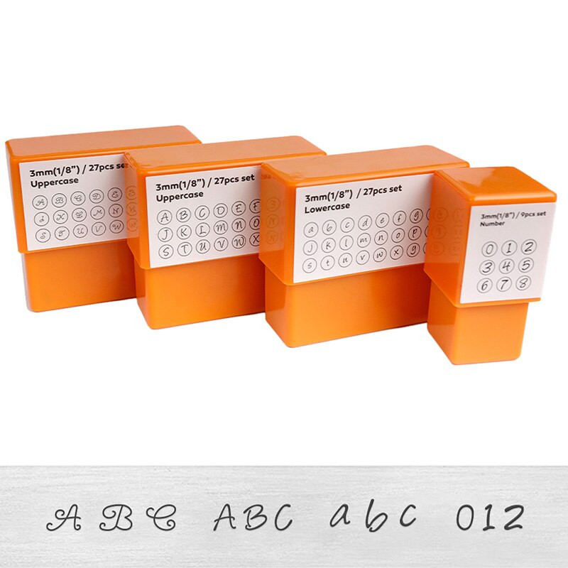 Ehted tempel Nahast tembeldamine terasest kullast hõbedast metallist templid DIY kohandatud LOGO Nimi Ehted Tööriistad Numbrite tähestiku komplekt Puncher