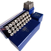 9/27 τμχ Μεταλλικά γραμματόσημα Γράμματα Αριθμοί αλφαβήτου Κιτ σφράγισης Εργαλείο διάτρησης για δέρμα Υψηλής ποιότητας Δερμάτινα κοσμήματα DIY Σφραγίδα