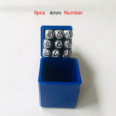 9/27 τμχ Μεταλλικά γραμματόσημα Γράμματα Αριθμοί αλφαβήτου Κιτ σφράγισης Εργαλείο διάτρησης για δέρμα Υψηλής ποιότητας Δερμάτινα κοσμήματα DIY Σφραγίδα