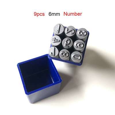 9/27 τμχ Μεταλλικά γραμματόσημα Γράμματα Αριθμοί αλφαβήτου Κιτ σφράγισης Εργαλείο διάτρησης για δέρμα Υψηλής ποιότητας Δερμάτινα κοσμήματα DIY Σφραγίδα