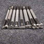 1 τμχ Δερμάτινο εργαλείο εκτύπωσης Κράμα σκάλισμα χειροτεχνίας σφραγίδες διάτρησης Γλυπτό τυπωμένο DIY Δερμάτινη σέλα εργασίας Leathercraft Staming