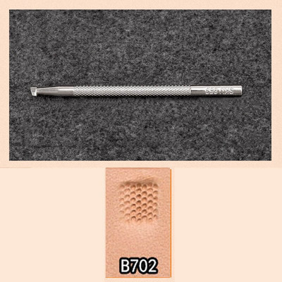 1 τμχ Δερμάτινο εργαλείο εκτύπωσης Κράμα σκάλισμα χειροτεχνίας σφραγίδες διάτρησης Γλυπτό τυπωμένο DIY Δερμάτινη σέλα εργασίας Leathercraft Staming