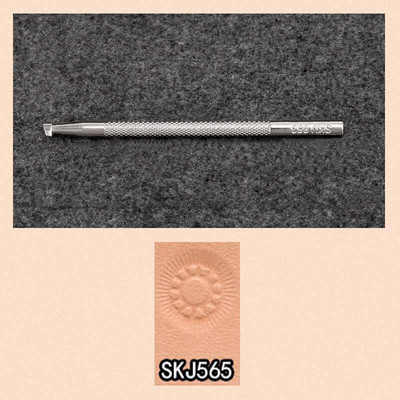 1 τμχ Δερμάτινο εργαλείο εκτύπωσης Κράμα σκάλισμα χειροτεχνίας σφραγίδες διάτρησης Γλυπτό τυπωμένο DIY Δερμάτινη σέλα εργασίας Leathercraft Staming