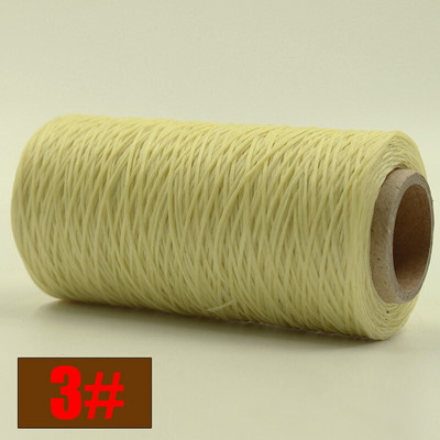 Ανθεκτικό 260 μέτρα/τεμ 150D υφαντό 1mm Επίπεδο κερί κλωστή για DIY δερμάτινες ραφές χειροποίητης ραπτικής χειροτεχνίας κερωμένη σειρά διαφορετικών χρωμάτων