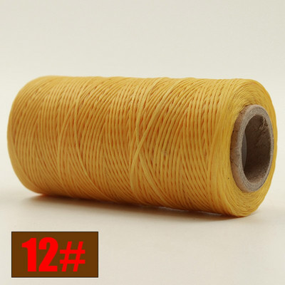 Ανθεκτικό 260 μέτρα/τεμ 150D υφαντό 1mm Επίπεδο κερί κλωστή για DIY δερμάτινες ραφές χειροποίητης ραπτικής χειροτεχνίας κερωμένη σειρά διαφορετικών χρωμάτων