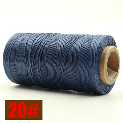 Ανθεκτικό 260 μέτρα/τεμ 150D υφαντό 1mm Επίπεδο κερί κλωστή για DIY δερμάτινες ραφές χειροποίητης ραπτικής χειροτεχνίας κερωμένη σειρά διαφορετικών χρωμάτων