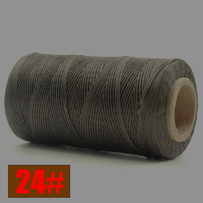 Ανθεκτικό 260 μέτρα/τεμ 150D υφαντό 1mm Επίπεδο κερί κλωστή για DIY δερμάτινες ραφές χειροποίητης ραπτικής χειροτεχνίας κερωμένη σειρά διαφορετικών χρωμάτων