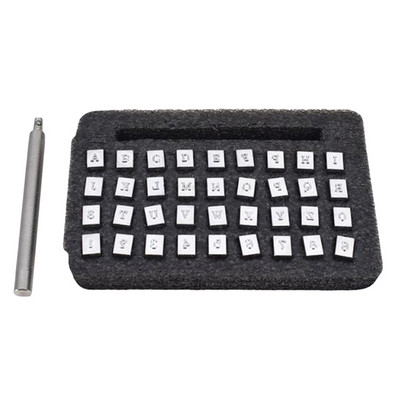 6 τμχ/σετ Αγγλικά γράμματα αλφαβητάρια αριθμοί σφράγισης σετ γροθιά μεταλλικό δερμάτινο εργαλείο Δερμάτινο χειροτεχνία Σετ εργαλείων χαρακτικής αλφάβητου γραμματόσημα