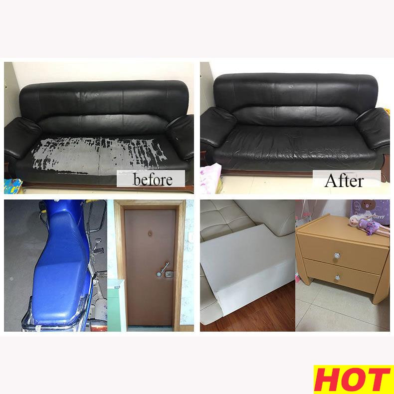 50X138 lipnus odos taisymo lipdukas, skirtas automobilinės sėdynės sofos odos remontui, spalvų taisymui, atnaujinamiems odos priedams