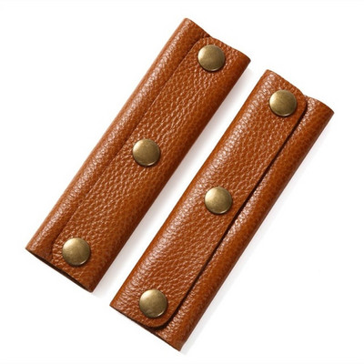 Λαβή βαλίτσας Προστατευτικό κάλυμμα λαβή τσάντα αποσκευών Περιτύλιγμα δερμάτινο αντι-εγκεφαλικό καροτσάκι Ιμάντας ώμου Μαξιλαράκι λαβή Κάλυμμα τσάντας αξεσουάρ