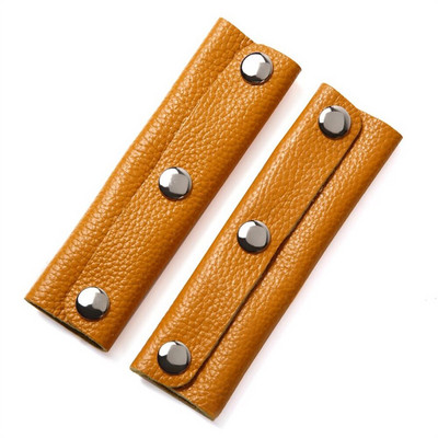 Λαβή βαλίτσας Προστατευτικό κάλυμμα λαβή τσάντα αποσκευών Περιτύλιγμα δερμάτινο αντι-εγκεφαλικό καροτσάκι Ιμάντας ώμου Μαξιλαράκι λαβή Κάλυμμα τσάντας αξεσουάρ