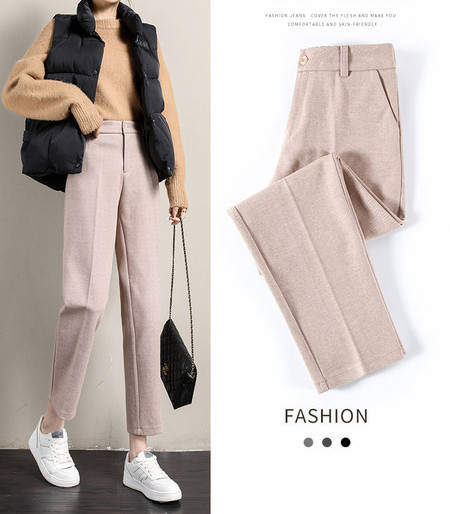 Moodsad taskutega püksid naistele