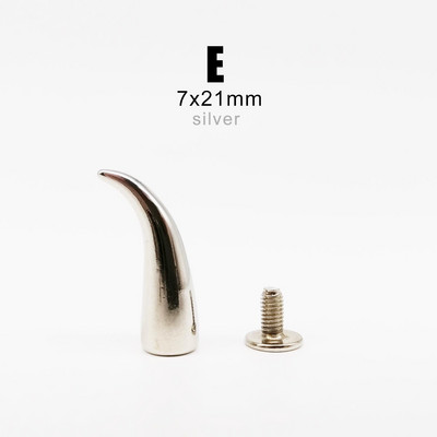 10 rinkinių Metal Decor Punk Bullet Warhead Spike Cone Atsukamas Sraigtinis Kniedės Smeigtukas „Pasidaryk pats“ Odiniai amatai Krepšys Diržas Striukė Batai