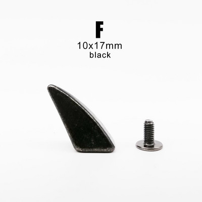 10 rinkinių Metal Decor Punk Bullet Warhead Spike Cone Atsukamas Sraigtinis Kniedės Smeigtukas „Pasidaryk pats“ Odiniai amatai Krepšys Diržas Striukė Batai