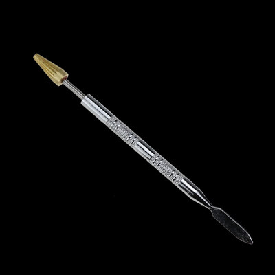 Διπλής όψης ορειχάλκινη κεφαλή Δερμάτινη κόλλα με λαδόκολλα στυλό βαφής Εργαλείο κυλίνδρου βαφής Speedy για δερμάτινα εργαλεία χειροτεχνίας