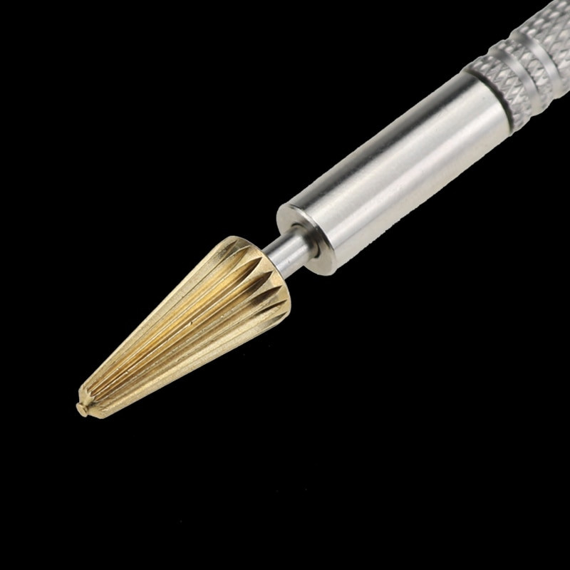 Διπλής όψης ορειχάλκινη κεφαλή Δερμάτινη κόλλα με λαδόκολλα στυλό βαφής Εργαλείο κυλίνδρου βαφής Speedy για δερμάτινα εργαλεία χειροτεχνίας