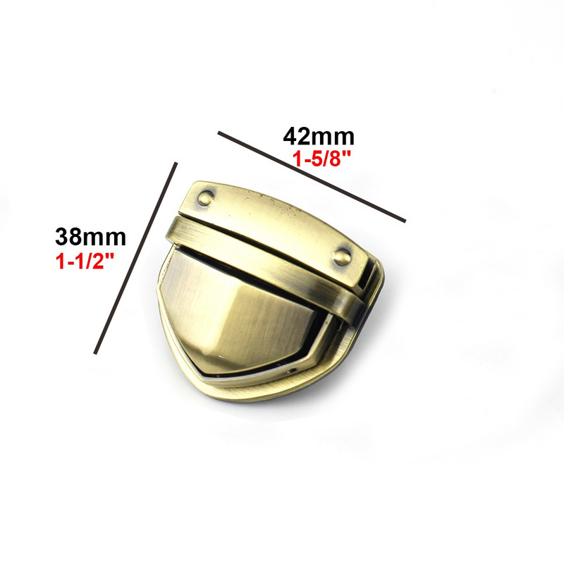 1x Metal Heavy Duty Push Lock Închidere Limbă Blocare Piele Artizanat Femei Geantă Poșetă Geanta de mână Geanta de umăr Închidere Accesorii DIY