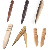 1PS кожени инструменти Leathercraft Edge Trimmer Полиращ занаятчийски инструмент Фрезоване на кожа Многоразмерна кръгла дървена пръчка Домашни джаджи