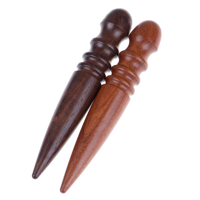 1PS odiniai įrankiai Leathercraft kraštų žirklės poliravimo rankdarbiams įrankis odos frezavimas įvairių dydžių apvalios medienos lazdelės namų įtaisai