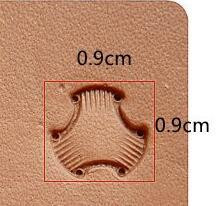 Εισαγωγή Ιαπωνικής χειροτεχνίας Εργαλείο εκτύπωσης σκαλίσματος δέρματος Σχέδιο πανοπλίας Σιδερένιο κρεπ δερμάτινο χειροτεχνία Σφραγίδα χαρακτικής