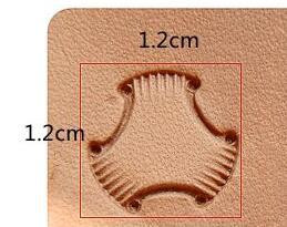 Εισαγωγή Ιαπωνικής χειροτεχνίας Εργαλείο εκτύπωσης σκαλίσματος δέρματος Σχέδιο πανοπλίας Σιδερένιο κρεπ δερμάτινο χειροτεχνία Σφραγίδα χαρακτικής