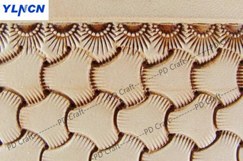 Японски занаятчийски внос Инструмент за печат на резба на кожа Броня модел Желязна креп кожа занаят Гравиращ печат