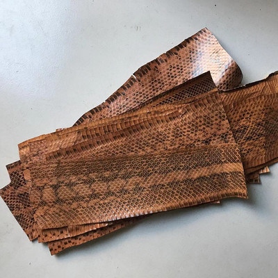 Kožani remeni za satove od prave zmijske kože 5 cm x 20 cm