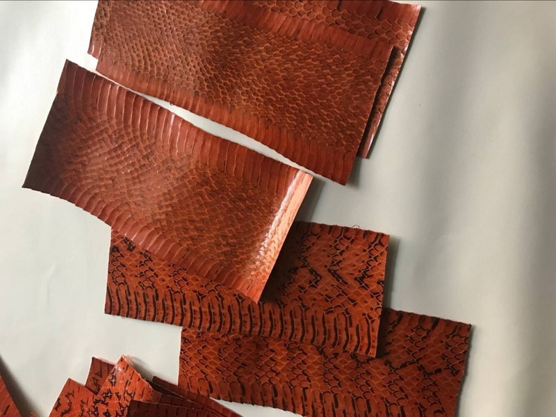 Kožani remeni za satove od prave zmijske kože 5 cm x 20 cm