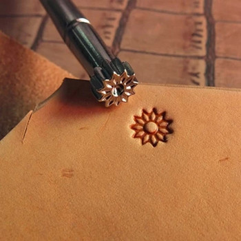Υψηλής ποιότητας δερμάτινο εργαλείο σκαλίσματος μοτίβο κουκκίδας DIY δερμάτινο εργαλείο κατασκευής σέλας DIY δερμάτινο εργαλείο χειροτεχνίας
