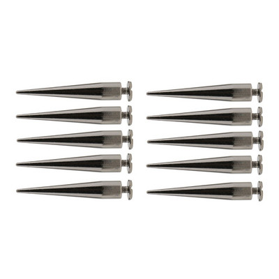 10 tk 7x40 mm koonuskruviga metallist naastud Nahast käsitöö needi naelad Decor