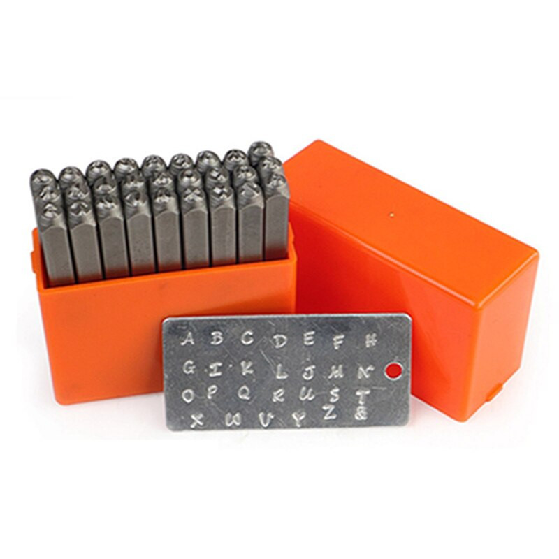 3 mm raidžių numerio metalo štampavimo rinkinys abėcėlės plieno antspaudai, odiniai mediniai papuošalų kūrimo įrankiai, pasirinktinis logotipas, rankdarbių įspaudimo perforatorius