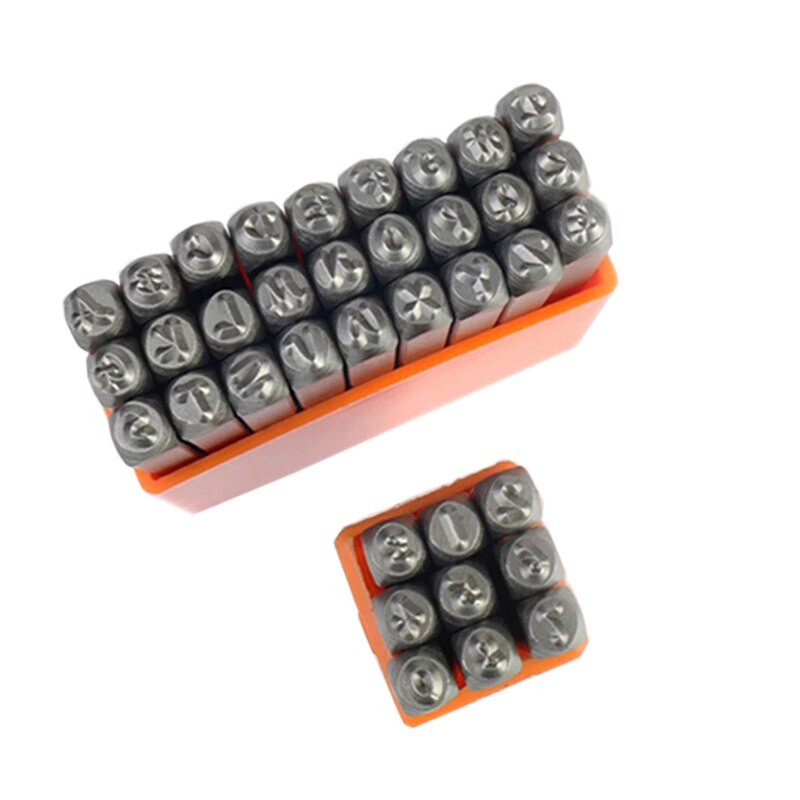 3 mm raidžių numerio metalo štampavimo rinkinys abėcėlės plieno antspaudai, odiniai mediniai papuošalų kūrimo įrankiai, pasirinktinis logotipas, rankdarbių įspaudimo perforatorius
