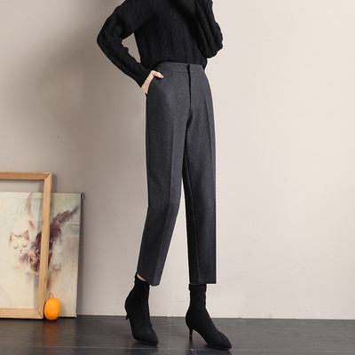 Sügis-talvised naiste püksid kahes värvitoonis