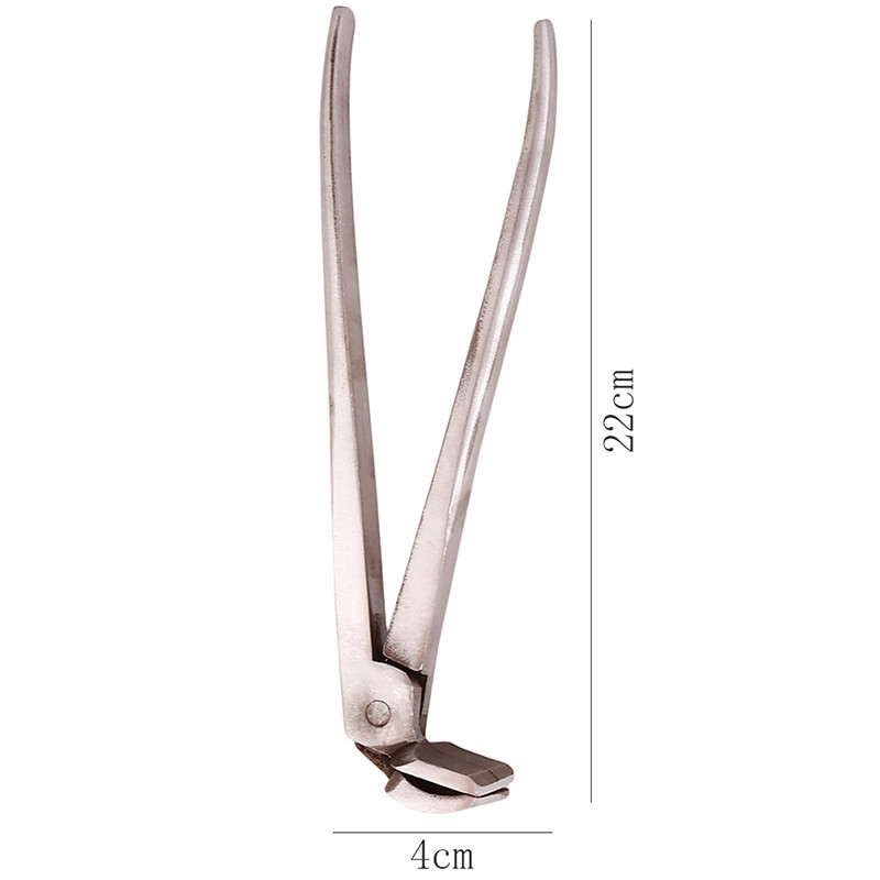 Ρύθμιση δερμάτινων άκρων Πρέσσα επίπεδης πένσας για τσάντα δερμάτινη πένσα κατασκευής τσάντας DIY Εργαλεία χειρός Σταθερή πένσα