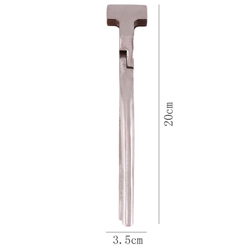 Ρύθμιση δερμάτινων άκρων Πρέσσα επίπεδης πένσας για τσάντα δερμάτινη πένσα κατασκευής τσάντας DIY Εργαλεία χειρός Σταθερή πένσα