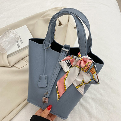 1 set de geantă de mână pentru cusut manual din piele, cusătură manuală, cu accesorii, produs semifabricat, material PU pentru femei