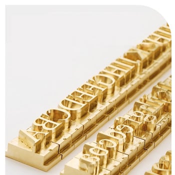 Προσαρμοσμένο λογότυπο Alphabet Brass Press Letter Stamp Initial Craving Tool Branding Δερμάτινο μολύβι σφράγιση φύλλου εξατομικευμένο