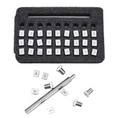 26 bucăți alfabet pentru ștanțare din piele, instrumente de imprimare, 26 litere engleze, set de ștampile metalice, instrumente pentru piele, artizanat din piele