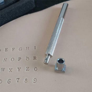 26 τεμ. Alphabet Leather Stamping Printing Punch Tools 26 Αγγλικά γράμματα Σετ μεταλλικών γραμματοσήμων Δερμάτινα εργαλεία Δερμάτινα χειροτεχνία