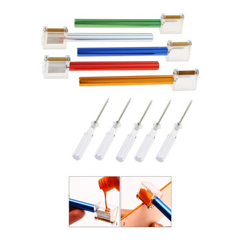 1PC Δερμάτινο Edge Oil Roller Pen Gluing Dye Pen Applicator Paint Roller Tool DIY Δερμάτινα αξεσουάρ ζωγραφικής Δερμάτινο Εργαλείο χειροτεχνίας