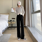 Φαρδύ μοντέλο γυναικείο παντελόνι με τσέπη