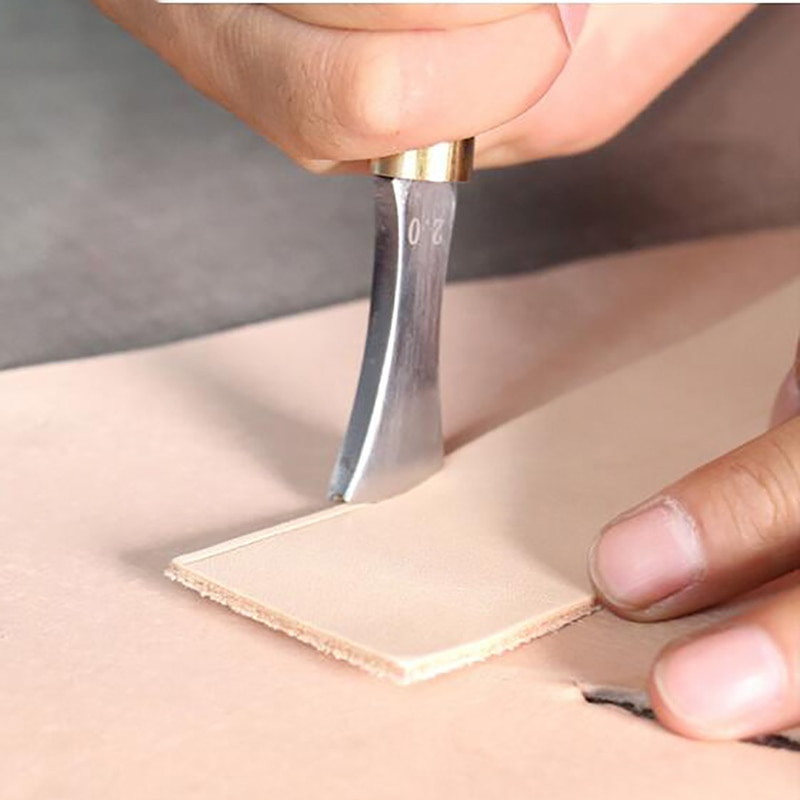 2020 Υψηλής ποιότητας Arch Edge Sector Shallow Groove Edges Cold and Hot Pressure Line Punch Inmbedding Thread Leathercraft