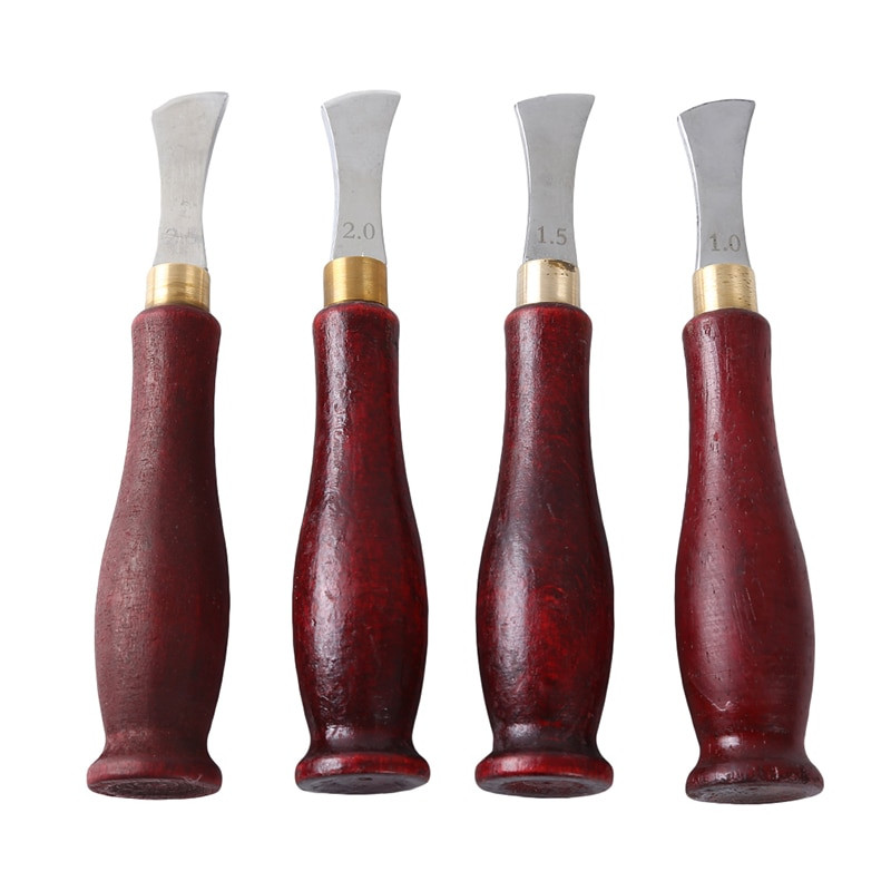 2020 Υψηλής ποιότητας Arch Edge Sector Shallow Groove Edges Cold and Hot Pressure Line Punch Inmbedding Thread Leathercraft