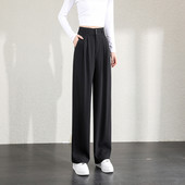 Naiste vabaaja püksid kõrge vöökohaga - musta värvi