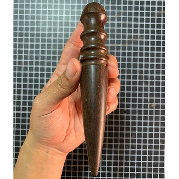 Δερμάτινα Edge Polished Tools Wood Slicker Round Burnishing Wood Polishing Stick for DIY Handmade Leathercarft Rod Grinding