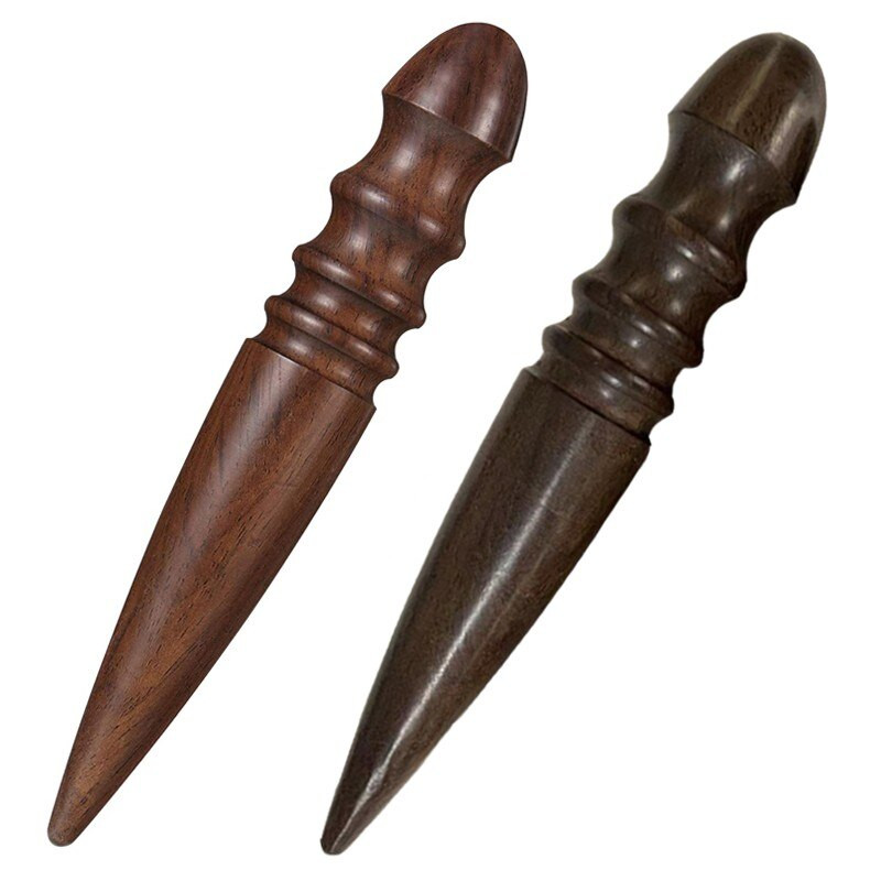 Nahaserva poleeritud tööriistad Puidu Slicker Ümmargune Poleeriv Puidu Poleerimispulk DIY Käsitsi valmistatud Leathercarft lihvimisvarras